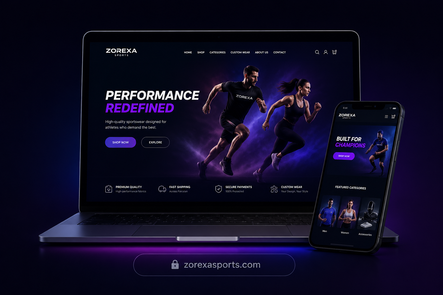 Sportswear Website